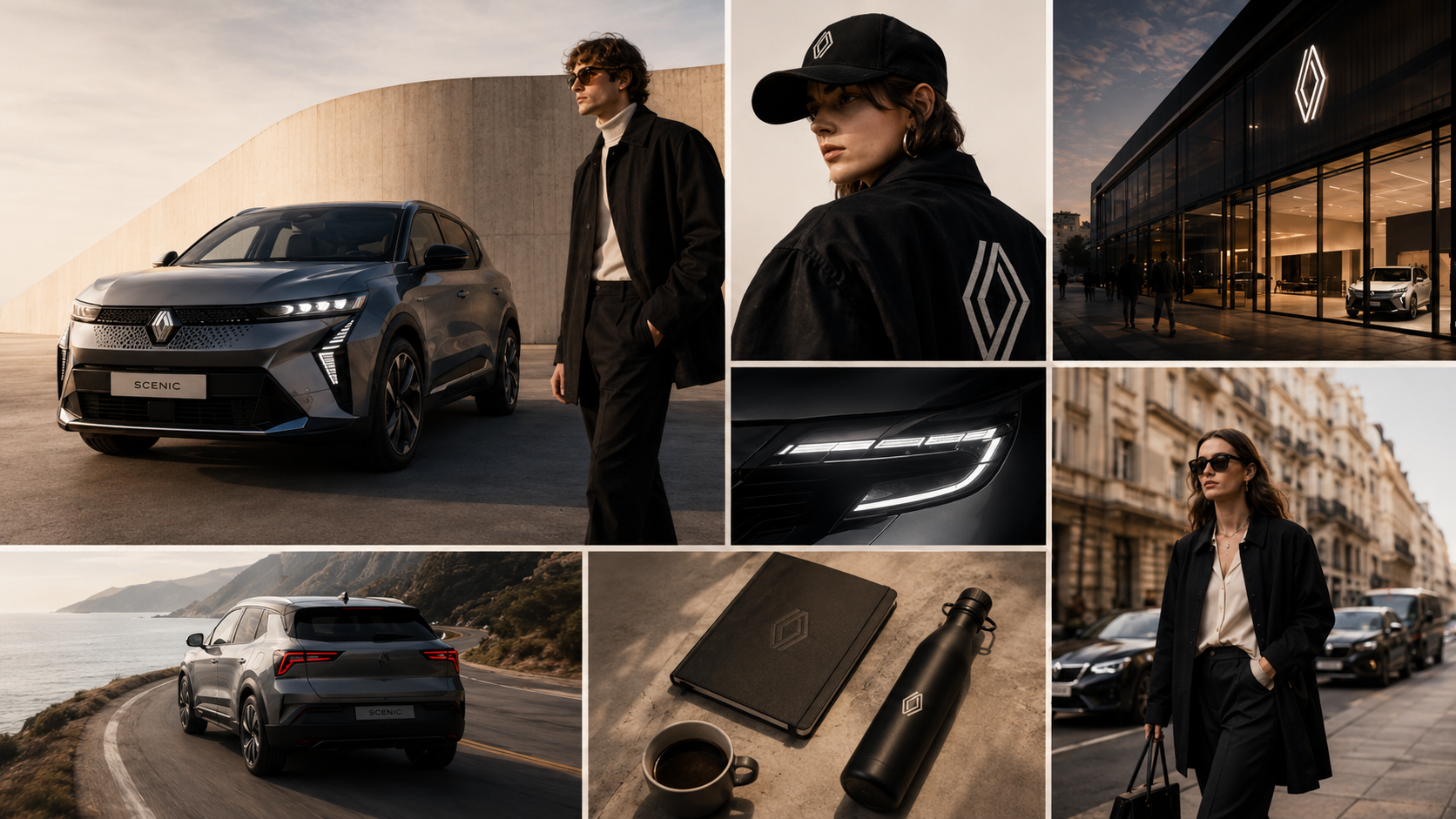 Renault brand world — lifestyle, design and product moodboard