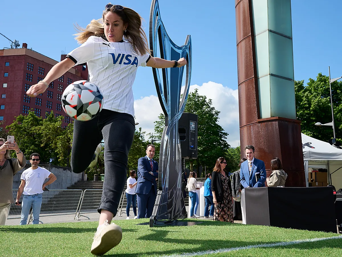 Skills session at the trophy tour